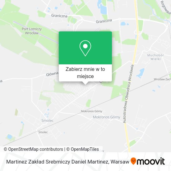 Mapa Martinez Zakład Srebrniczy Daniel Martinez