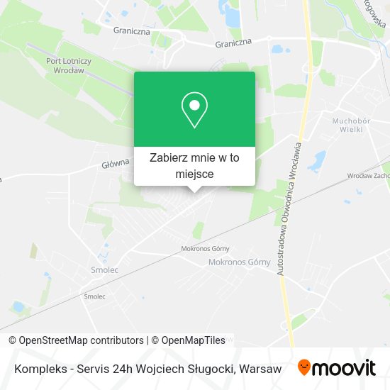 Mapa Kompleks - Servis 24h Wojciech Sługocki