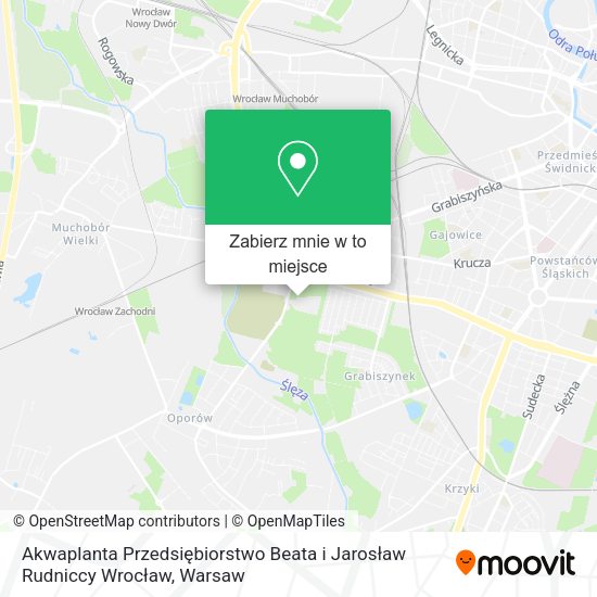 Mapa Akwaplanta Przedsiębiorstwo Beata i Jarosław Rudniccy Wrocław