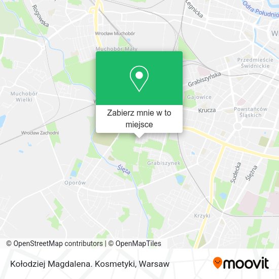 Mapa Kołodziej Magdalena. Kosmetyki