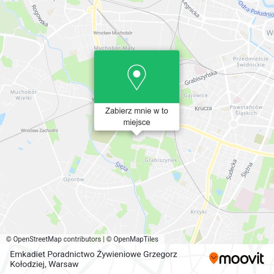 Mapa Emkadiet Poradnictwo Żywieniowe Grzegorz Kołodziej