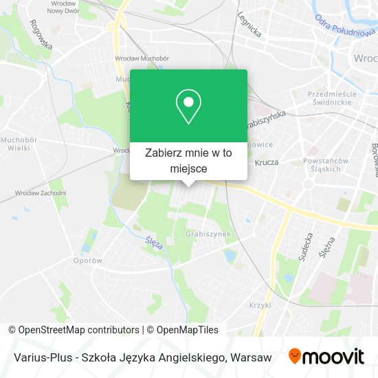 Mapa Varius-Plus - Szkoła Języka Angielskiego