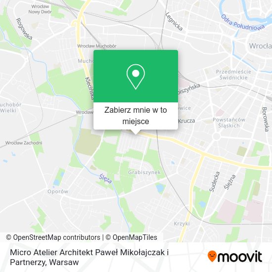 Mapa Micro Atelier Architekt Paweł Mikołajczak i Partnerzy