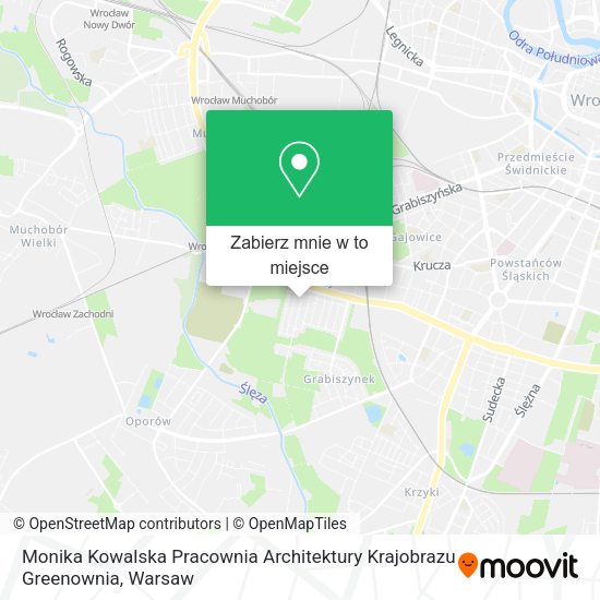 Mapa Monika Kowalska Pracownia Architektury Krajobrazu Greenownia