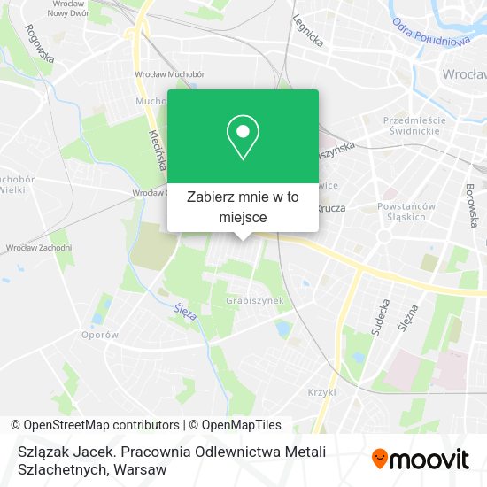 Mapa Szlązak Jacek. Pracownia Odlewnictwa Metali Szlachetnych