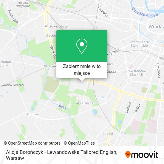 Mapa Alicja Borończyk - Lewandowska Tailored English