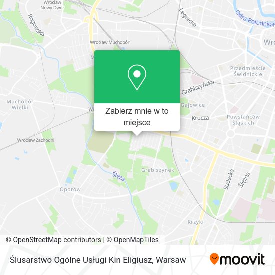 Mapa Ślusarstwo Ogólne Usługi Kin Eligiusz