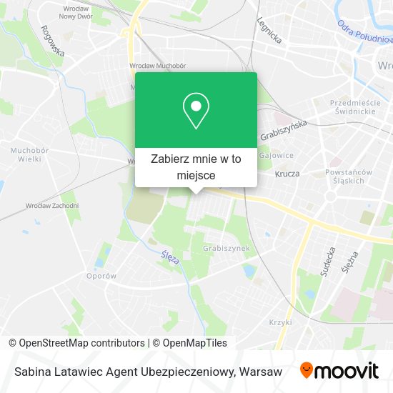 Mapa Sabina Latawiec Agent Ubezpieczeniowy