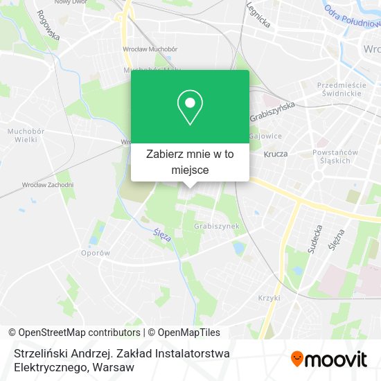 Mapa Strzeliński Andrzej. Zakład Instalatorstwa Elektrycznego