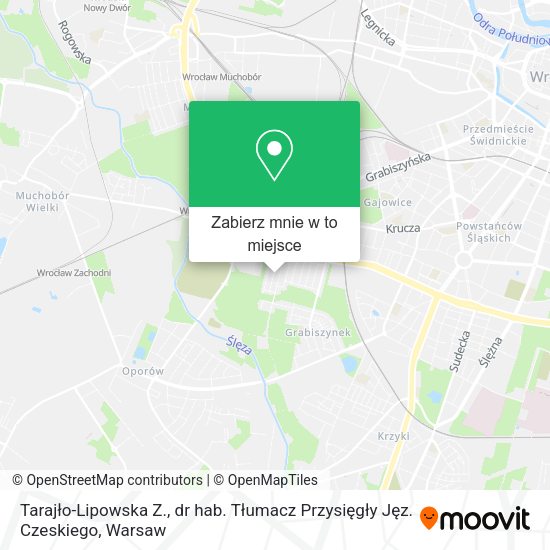 Mapa Tarajło-Lipowska Z., dr hab. Tłumacz Przysięgły Jęz. Czeskiego