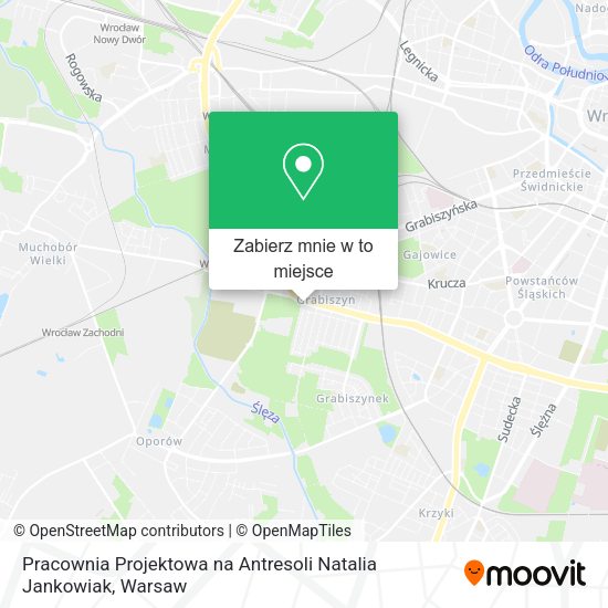 Mapa Pracownia Projektowa na Antresoli Natalia Jankowiak