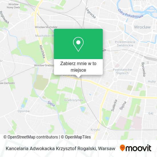 Mapa Kancelaria Adwokacka Krzysztof Rogalski