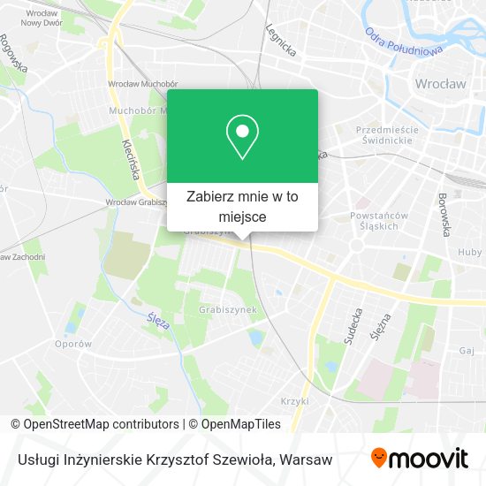 Mapa Usługi Inżynierskie Krzysztof Szewioła