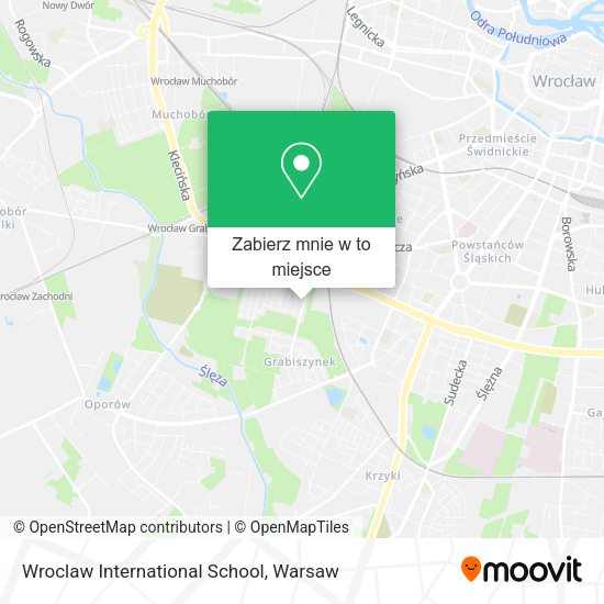 Mapa Wroclaw International School