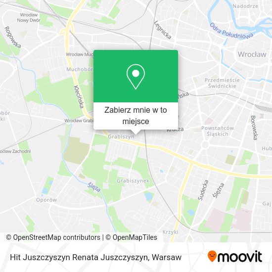 Mapa Hit Juszczyszyn Renata Juszczyszyn