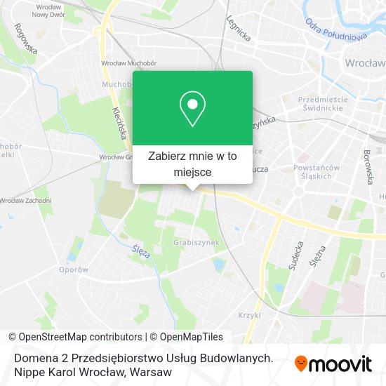 Mapa Domena 2 Przedsiębiorstwo Usług Budowlanych. Nippe Karol Wrocław