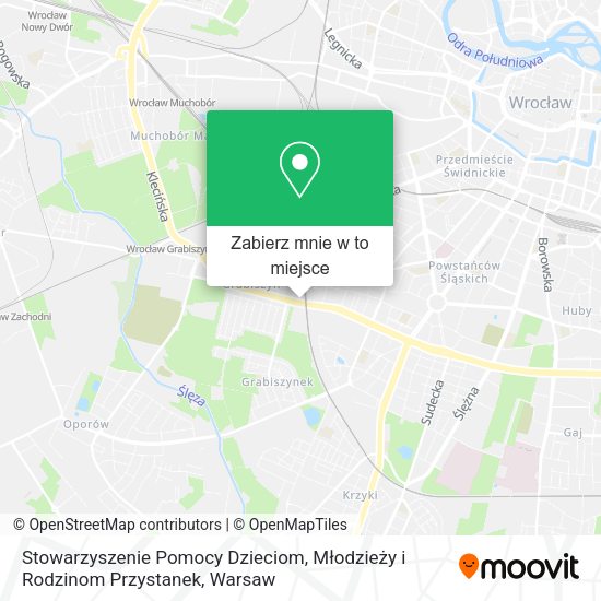 Mapa Stowarzyszenie Pomocy Dzieciom, Młodzieży i Rodzinom Przystanek