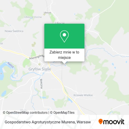 Mapa Gospodarstwo Agroturystyczne Murena