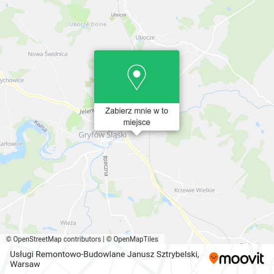 Mapa Usługi Remontowo-Budowlane Janusz Sztrybelski