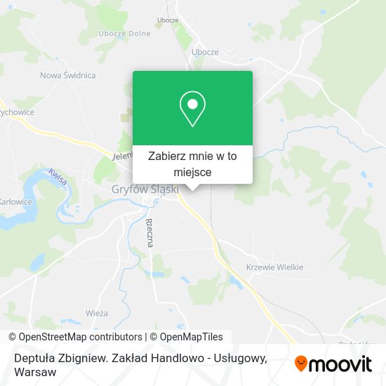 Mapa Deptuła Zbigniew. Zakład Handlowo - Usługowy