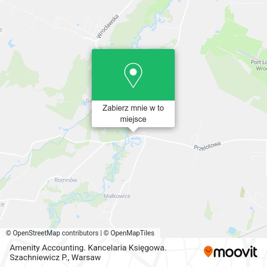 Mapa Amenity Accounting. Kancelaria Księgowa. Szachniewicz P.