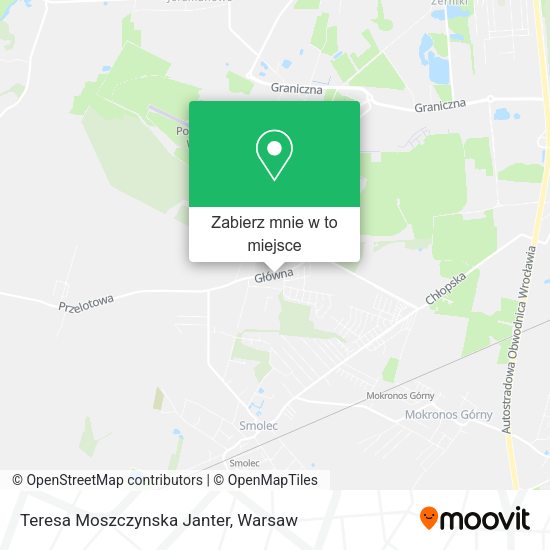 Mapa Teresa Moszczynska Janter