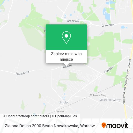 Mapa Zielona Dolina 2000 Beata Nowakowska