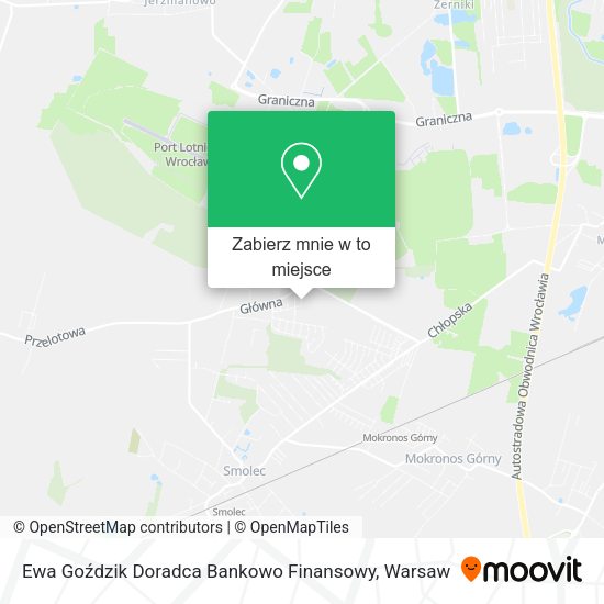 Mapa Ewa Goździk Doradca Bankowo Finansowy