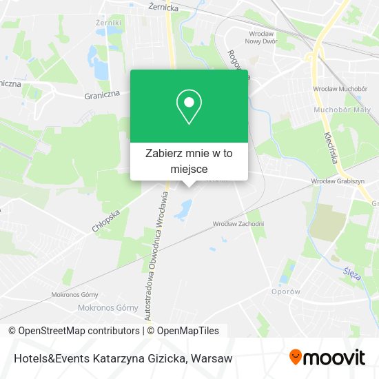 Mapa Hotels&Events Katarzyna Gizicka