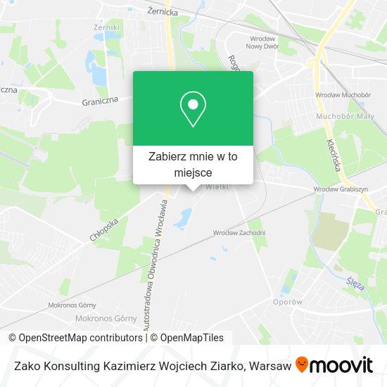 Mapa Zako Konsulting Kazimierz Wojciech Ziarko