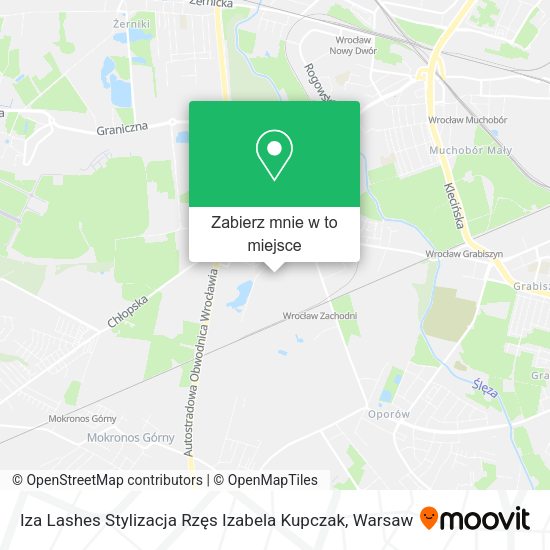 Mapa Iza Lashes Stylizacja Rzęs Izabela Kupczak