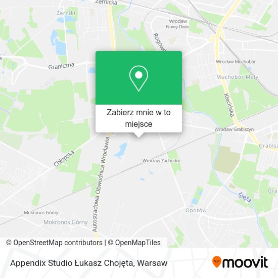 Mapa Appendix Studio Łukasz Chojęta