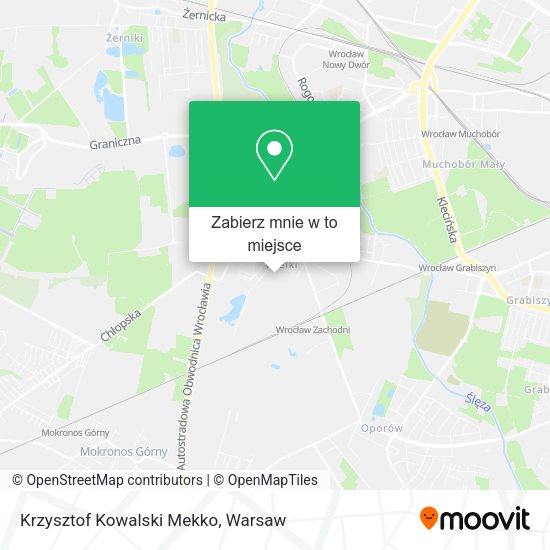 Mapa Krzysztof Kowalski Mekko