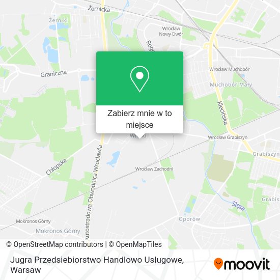 Mapa Jugra Przedsiebiorstwo Handlowo Uslugowe