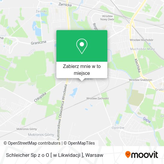 Mapa Schleicher Sp z o O [ w Likwidacji ]