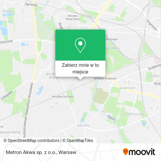 Mapa Metron Akwa sp. z o.o.