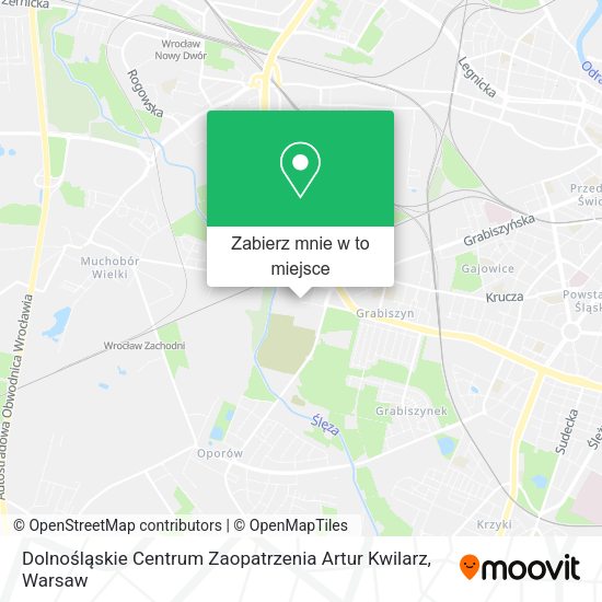 Mapa Dolnośląskie Centrum Zaopatrzenia Artur Kwilarz