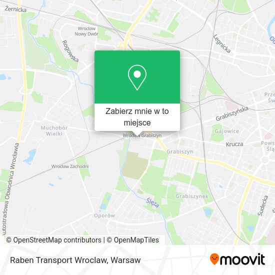 Mapa Raben Transport Wroclaw