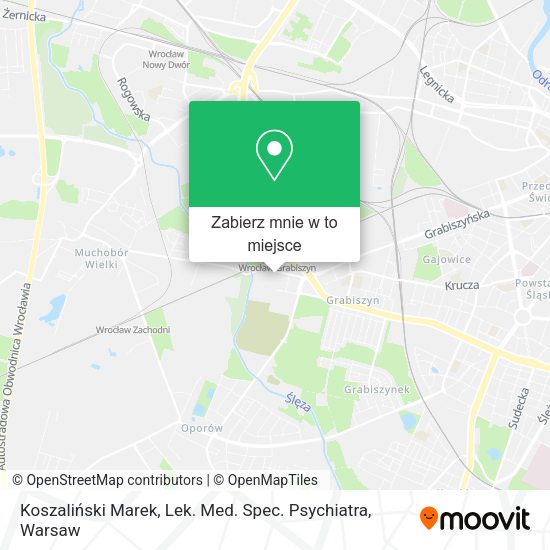 Mapa Koszaliński Marek, Lek. Med. Spec. Psychiatra