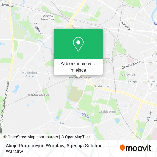 Mapa Akcje Promocyjne Wrocław, Agencja Solution