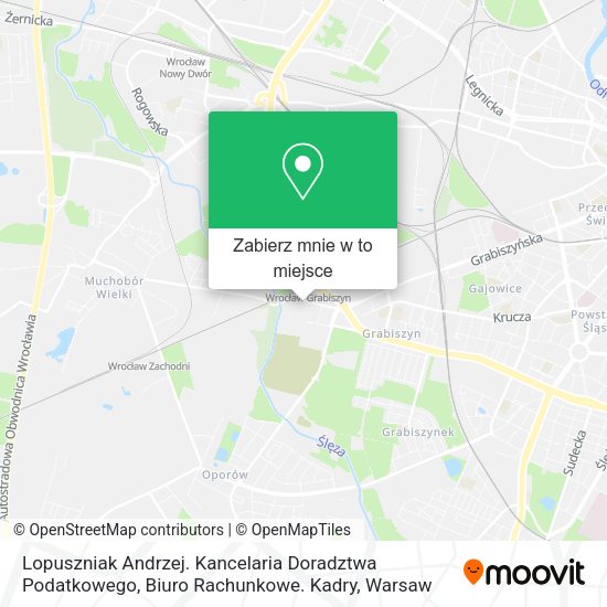 Mapa Lopuszniak Andrzej. Kancelaria Doradztwa Podatkowego, Biuro Rachunkowe. Kadry