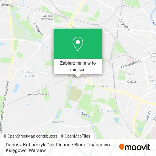 Mapa Dariusz Kotlarczyk Dak-Finance Biuro Finansowo-Księgowe