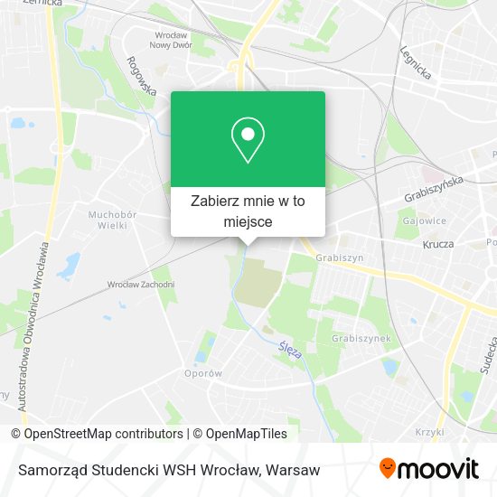 Mapa Samorząd Studencki WSH Wrocław