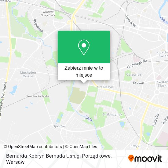 Mapa Bernarda Kobryń Bernada Usługi Porządkowe