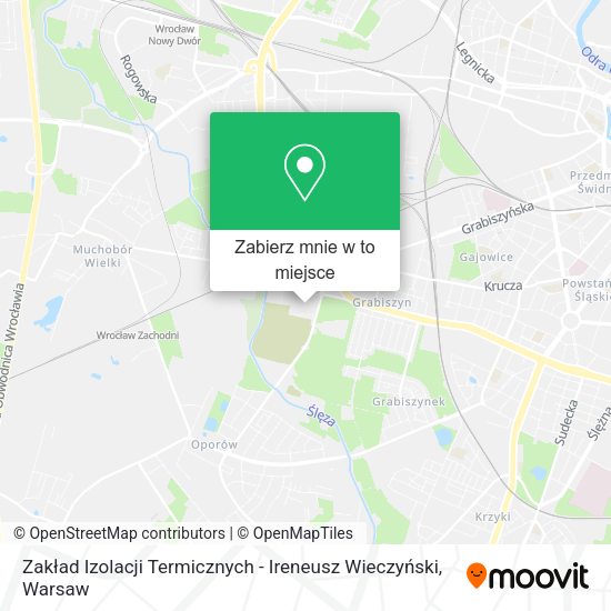 Mapa Zakład Izolacji Termicznych - Ireneusz Wieczyński