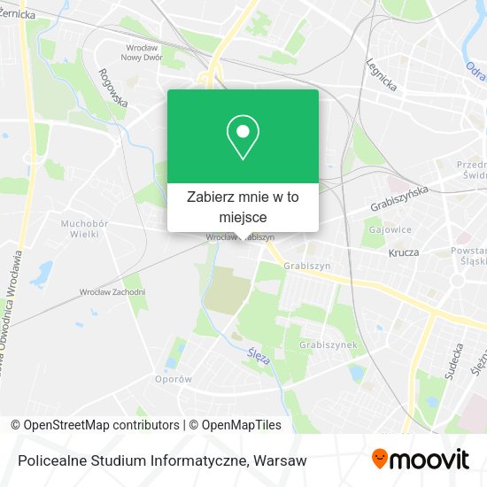 Mapa Policealne Studium Informatyczne