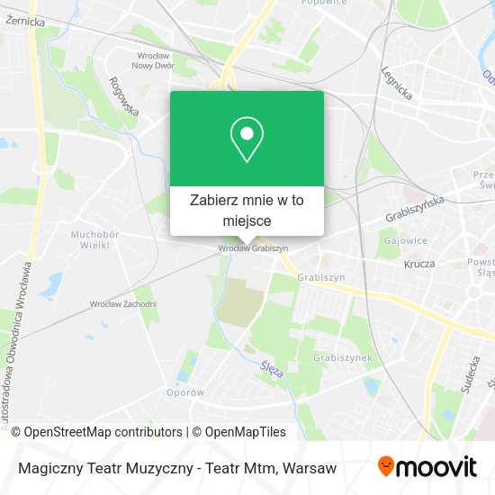 Mapa Magiczny Teatr Muzyczny - Teatr Mtm