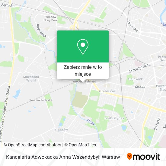 Mapa Kancelaria Adwokacka Anna Wszendybył