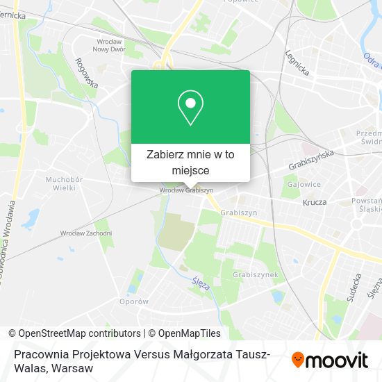 Mapa Pracownia Projektowa Versus Małgorzata Tausz-Walas