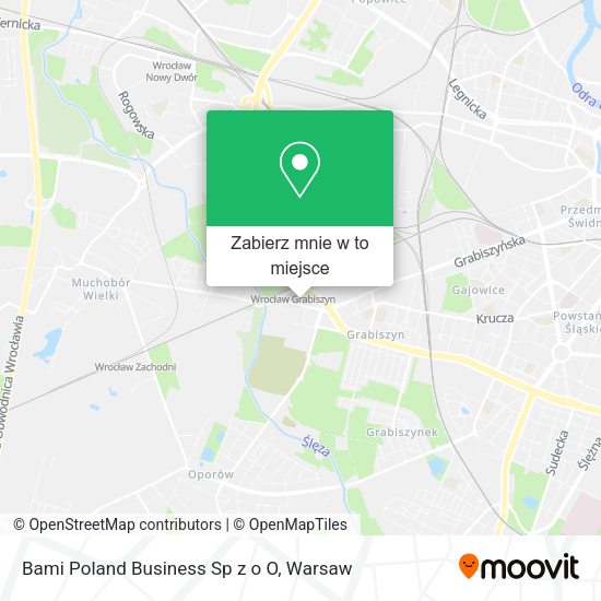 Mapa Bami Poland Business Sp z o O